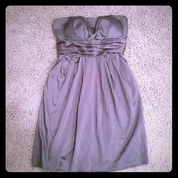 Snap Sateen Cocktail Dress