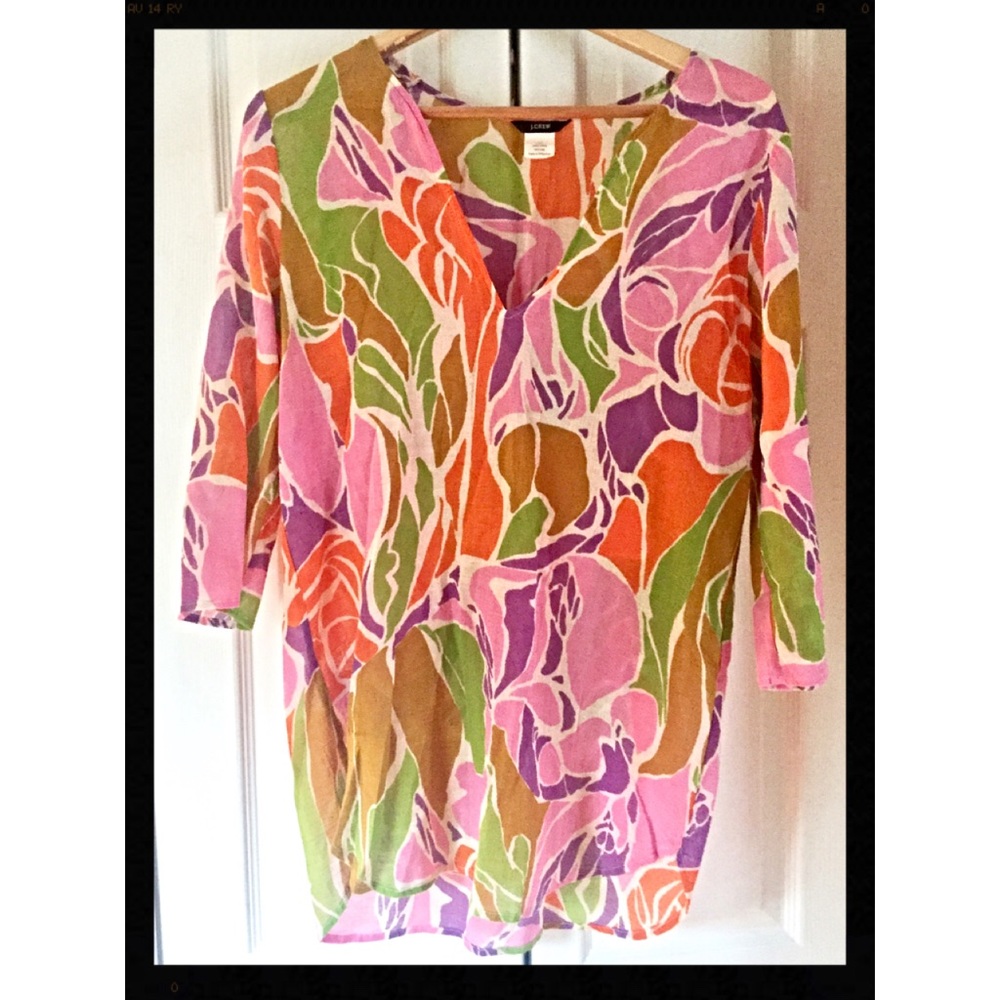 J.Crew Tropical Tunic Coverup **Sold**