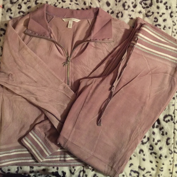 Victoria Secret Angel Velour Sweat outfit