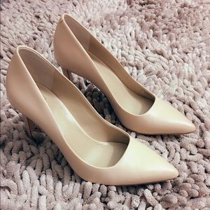 Ann Taylor Nude Pointed Heels
