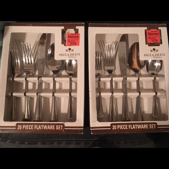 Two BRAND NEW 20 piece silverware set - Picture 1 of 1