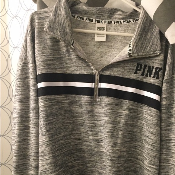 PINK Victoria Secret half zip pull over