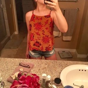 Floral tank Urban Outfitters