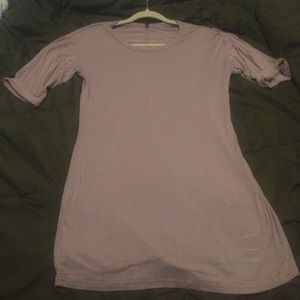 Tan tshirt dress. Worn once!