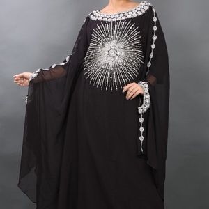 Beautiful beaded abaya
