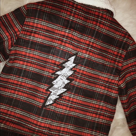 🚫SOLD🚫Grateful Dead plaid jacket - Picture 3 of 4