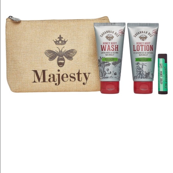 Other - Savannah Bee Lemongrass Spearmint Travel Gift Set