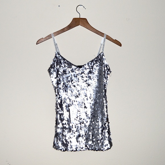 Boston Proper Tops - BOSTON PROPER SEQUIN TOP