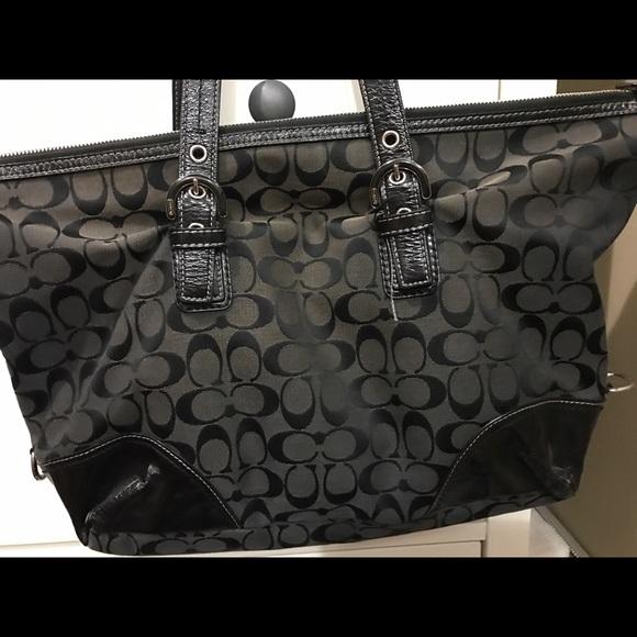 Black coach bag