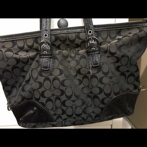 Black coach bag