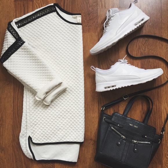 Miami Sweaters - White Textured Sweater