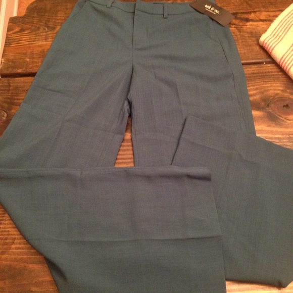 New Ark & Co teal wide leg trouser pants S - Picture 11 of 13