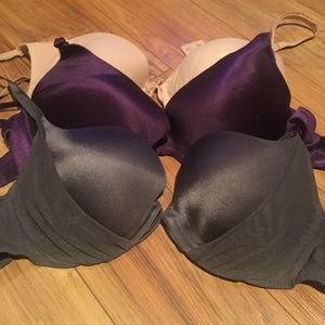 3 VICTORIAS SECRET BRAS 34D