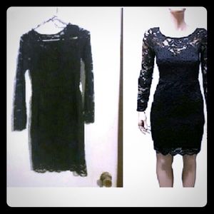 Sexy bustline bodycon lace dress