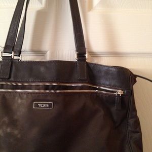 Brown laptop bag