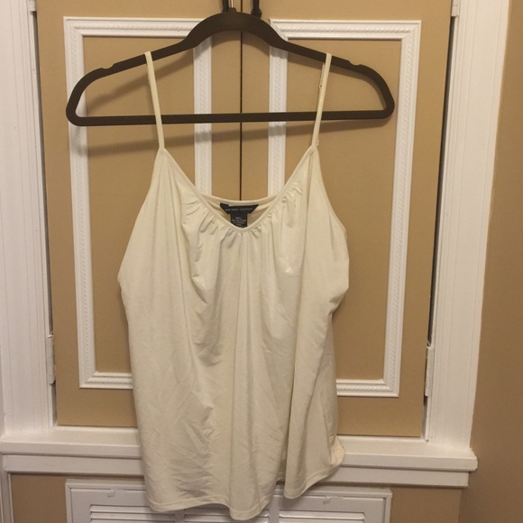 New York & Company Camisole (Ivory Metallic) NWT