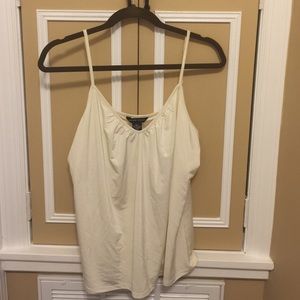 New York & Company Camisole (Ivory Metallic) NWT