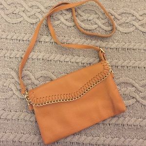 Cross body brown purse