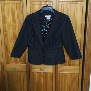 Charlotte Russe Women's Size L Charcoal Blazer