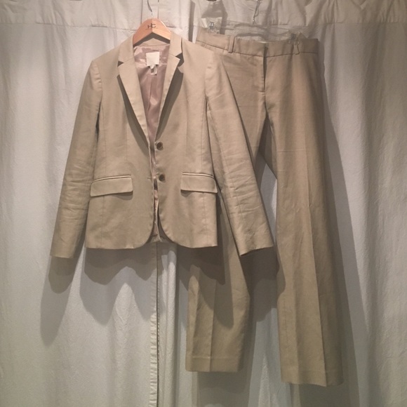 J. Crew Jackets & Blazers - J.Crew Tan Cotton Suit