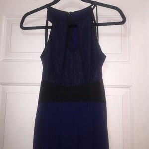 BCBGeneration Navy Blue & Black short long dress