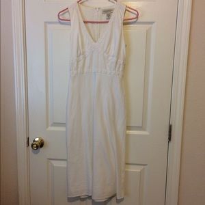 White banana republic dress