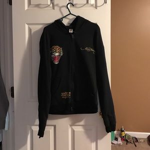 Ed hardy hoodie.