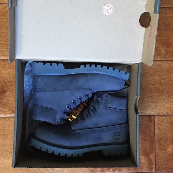 TIMBERLAND 6" PREMIUM BLUE TODDLER BOOTS Size 11