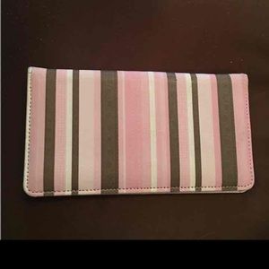 Genuine leather checkbook cover