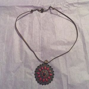 Vintage red necklace