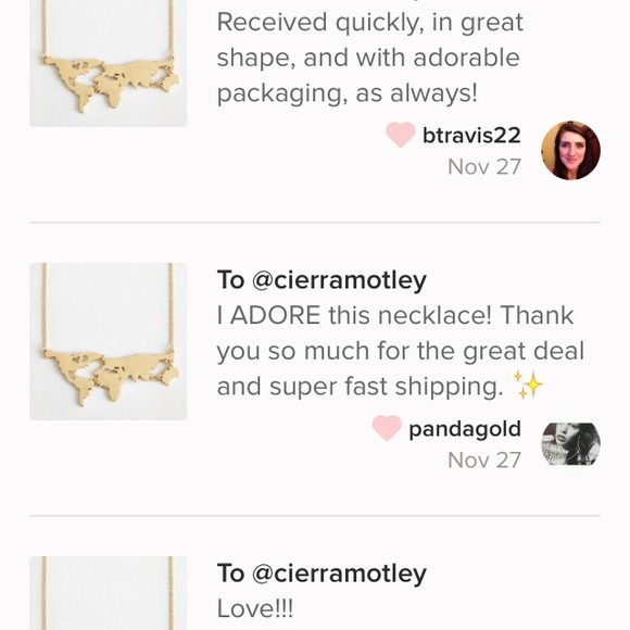 ‼️1 HOUR SALE‼️World Map Necklace ✨✨ - Picture 4 of 4