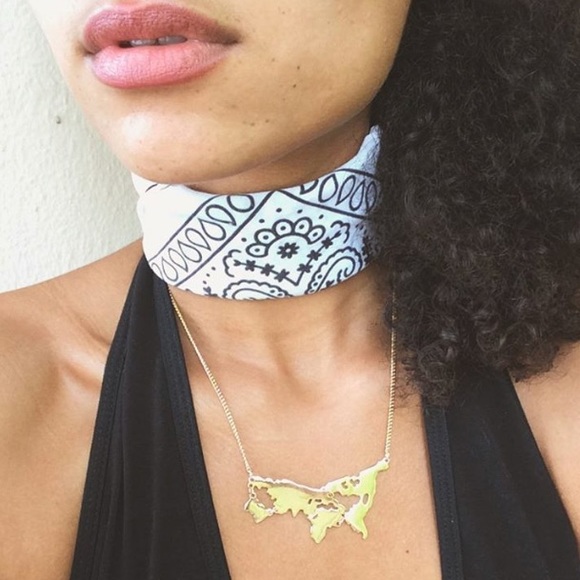 Accessories - ‼️1 HOUR SALE‼️World Map Necklace ✨✨