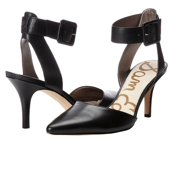 Sam Edelman Okala pointed pumps with ankle strap