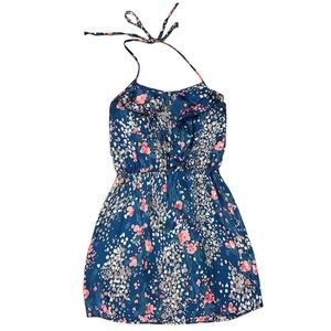 Francesca's: Floral Halter Dress
