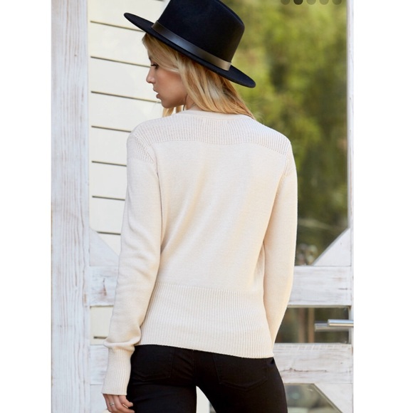 Pacsun Honey Punch Lace Up Pullover Sweater - Picture 2 of 3