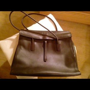 Authentic Prada Tote - Olive Green