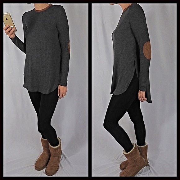 CLEARANCE 💕FIRM‼️5⭐️Patch Sleeve Hi-Low Top - Picture 4 of 4