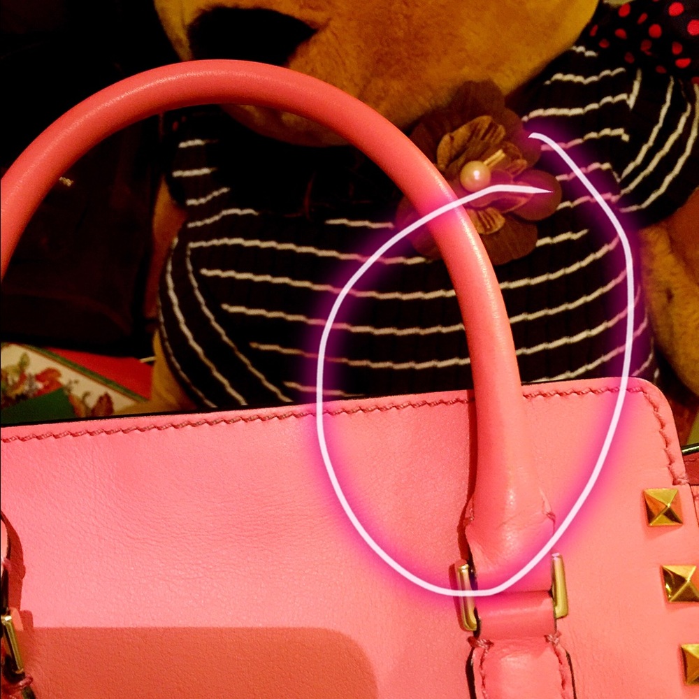 Valentino Pink rockstud cross body mini bag - Picture 3 of 4
