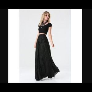 🌴ONE DAY SALE🌴Bebe Black Mesh Maxi Skirt