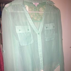 button up collared shirt/blouse