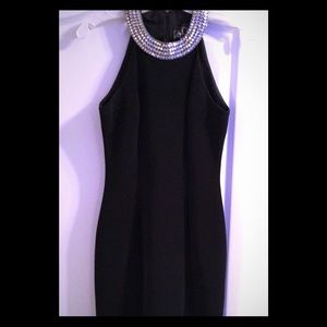 BEAUTIFUL ALEX EVENINGS BLACK COCKTAIL DRESS SZ 4