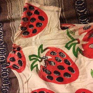 GIFTED UO Strawberry shirt