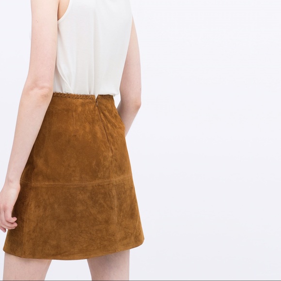 Zara Dresses & Skirts - Zara Suede Skirt