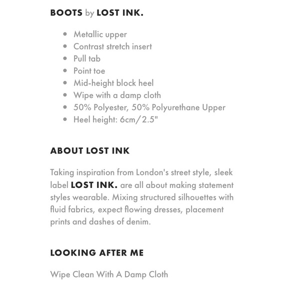 ASOS Silver metallic boots - Picture 4 of 4