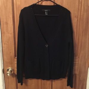 Black Knitted Cardigan