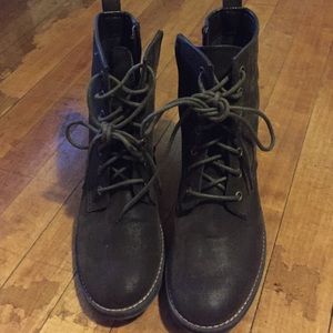 Call It Spring Army Inspired Boots- Size 10