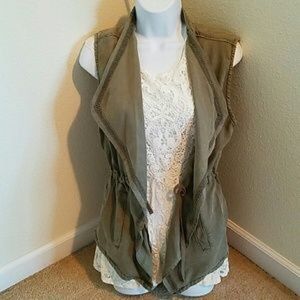 *SOLD* MAX JEANS OLIVE VEST