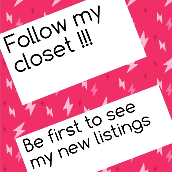 Follow my closet and share my listings please - Picture 1 of 1