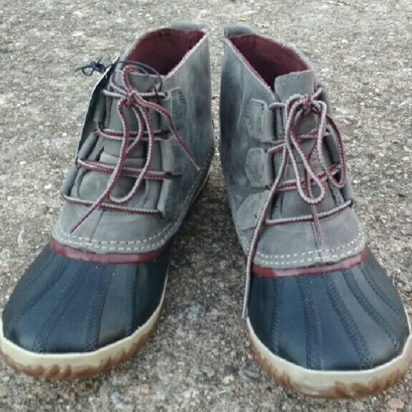 Sorel Out 'n About Boots Booties Gray Size 8 Grey