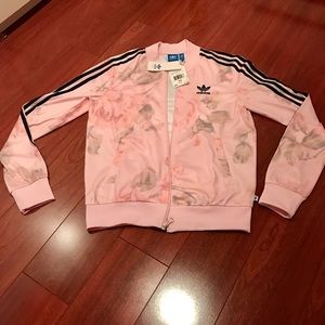 NEW ADIDAS rose petal jacket💕